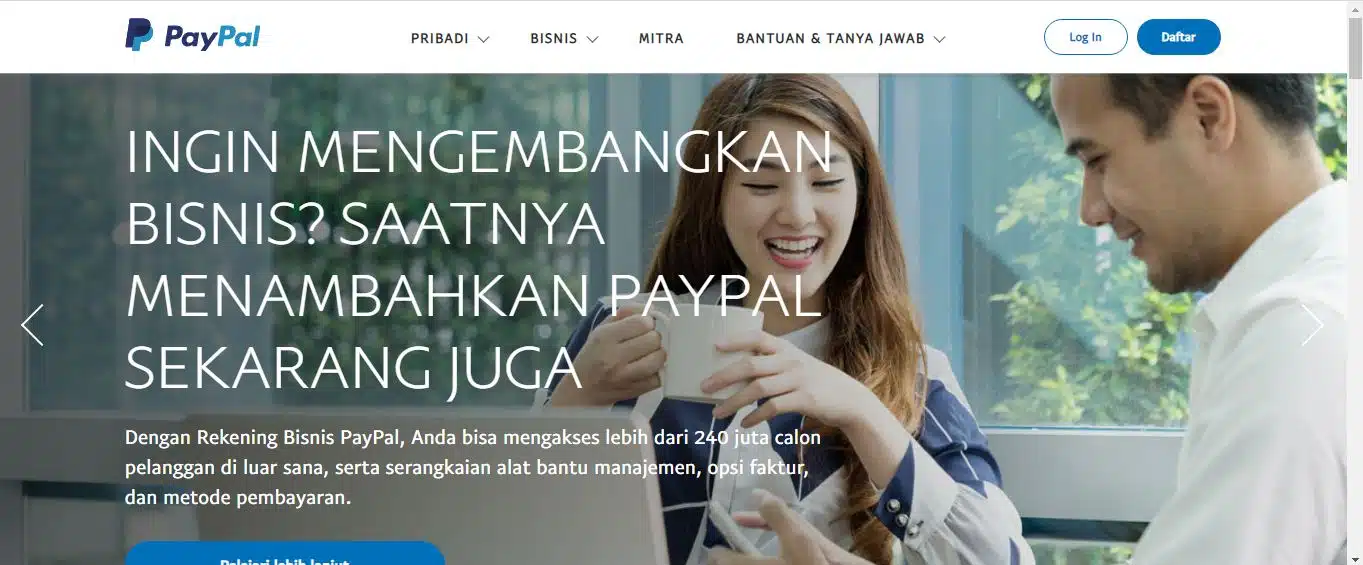 cara membuat akun paypal