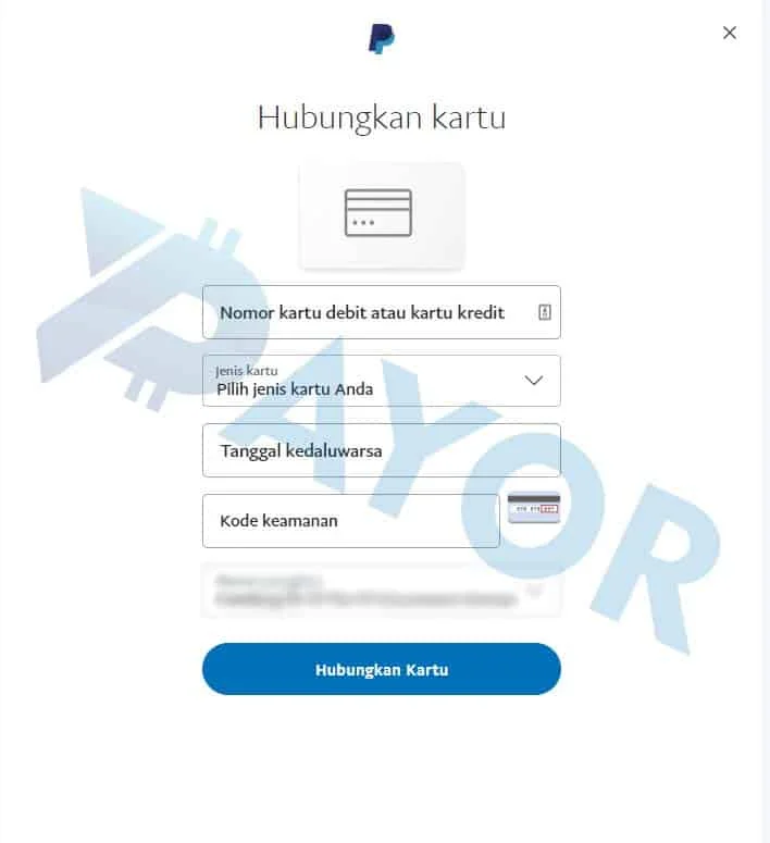 cara verifikasi paypal