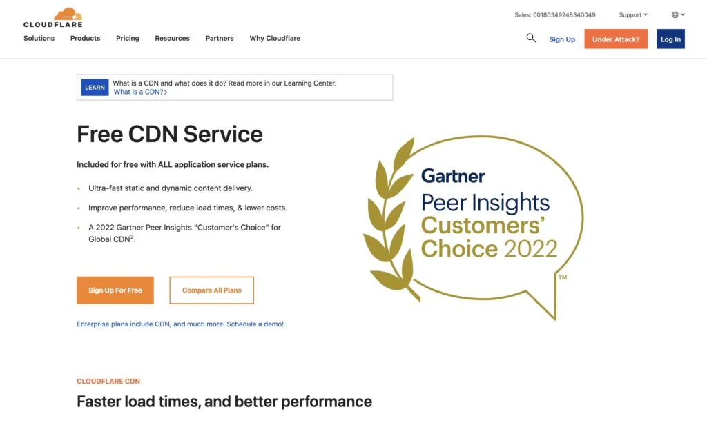 fungsi CDN CLoudflare