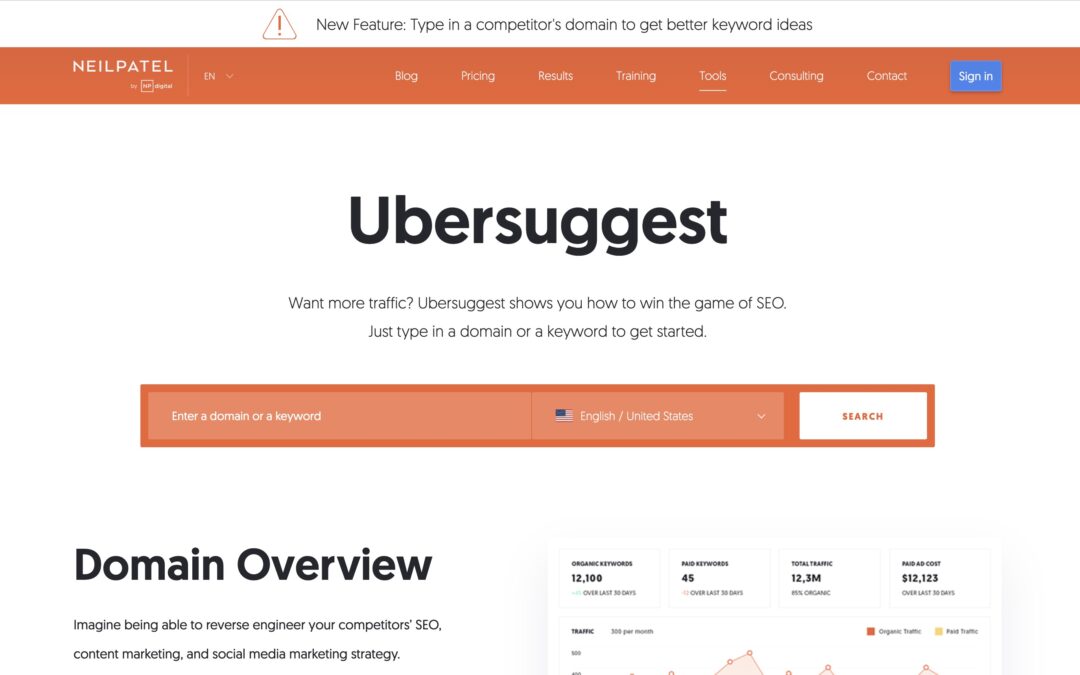 Review UberSuggest: Seo Tools yang Dipakai Payor.id