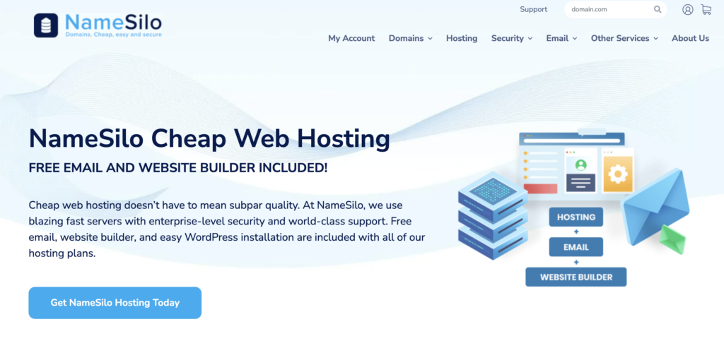 web hosting namesilo