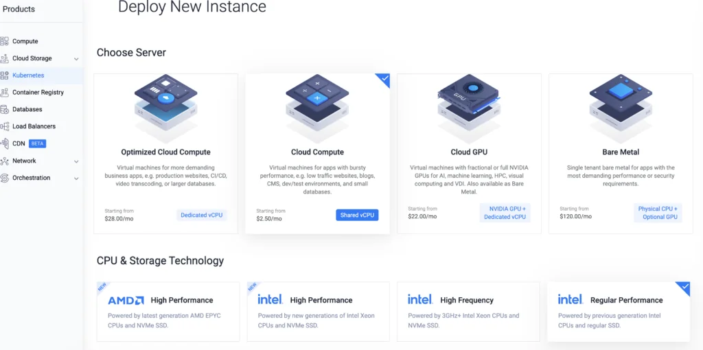 paket vps vultr
