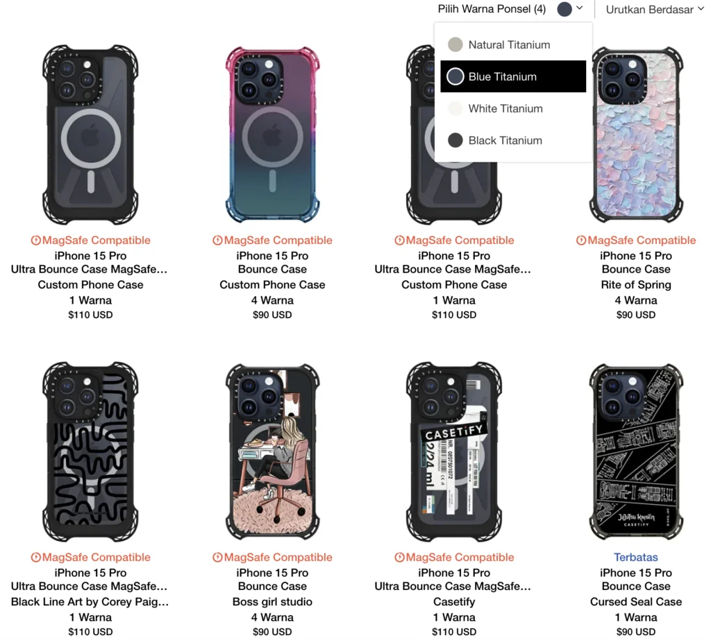 produk terlaris casetify
