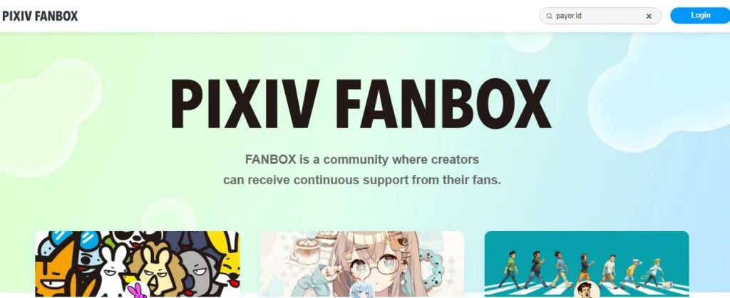 Cara bayar Pixiv Fanbox di Indonesia