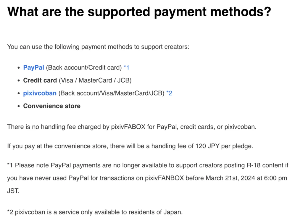 Cara bayar Pixiv Fanbox di Indonesia dengan PayPal melalui Payor