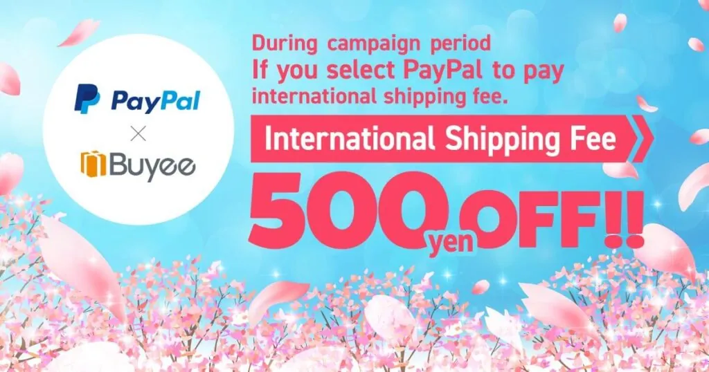 Halaman pembayaran Buyee dengan PayPal