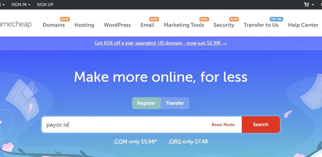 Cara Membeli Domain di Namecheap Langkah Demi Langkah