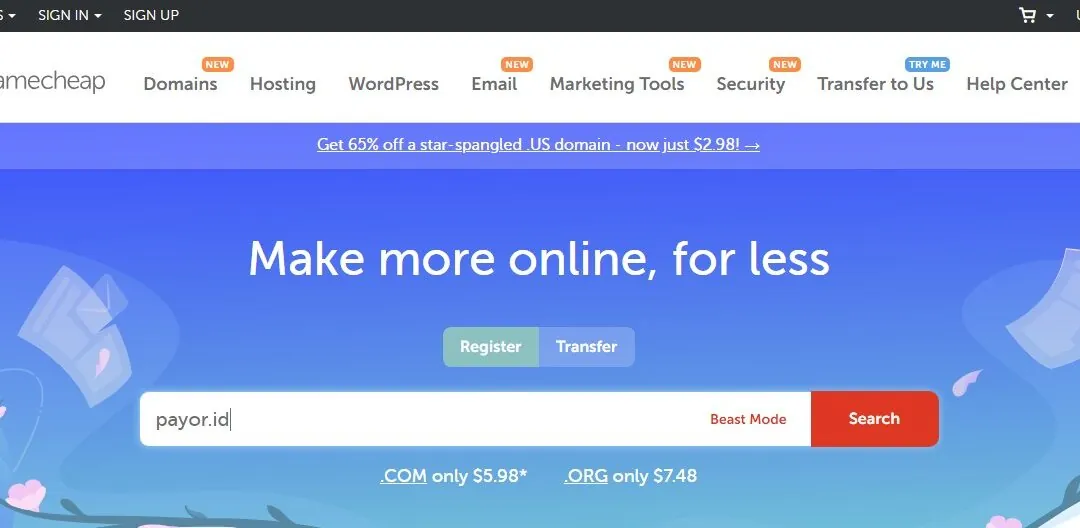 Cara Membeli Domain di Namecheap Langkah Demi Langkah