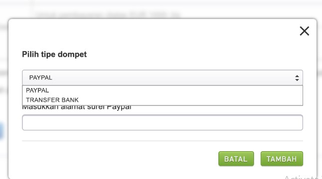 Atur Pembayaran MGID Langsung ke Akun PayPal Anda