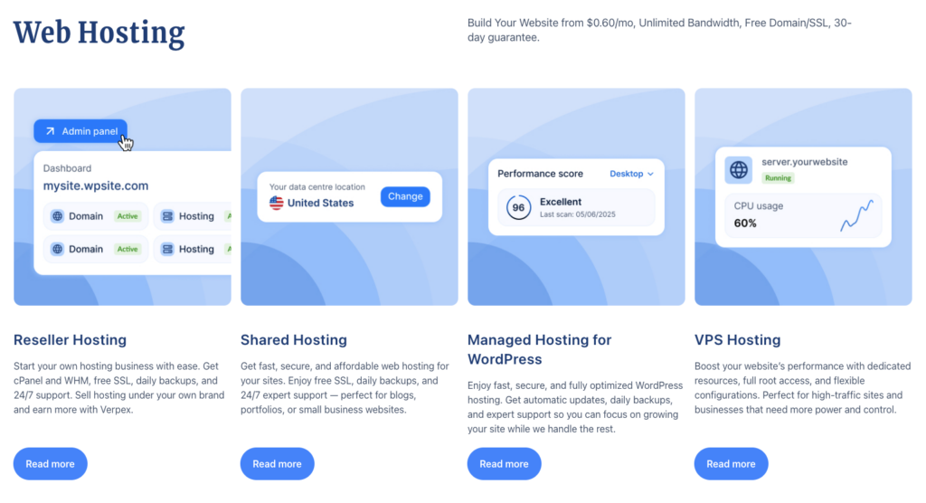 paket verpex hosting
