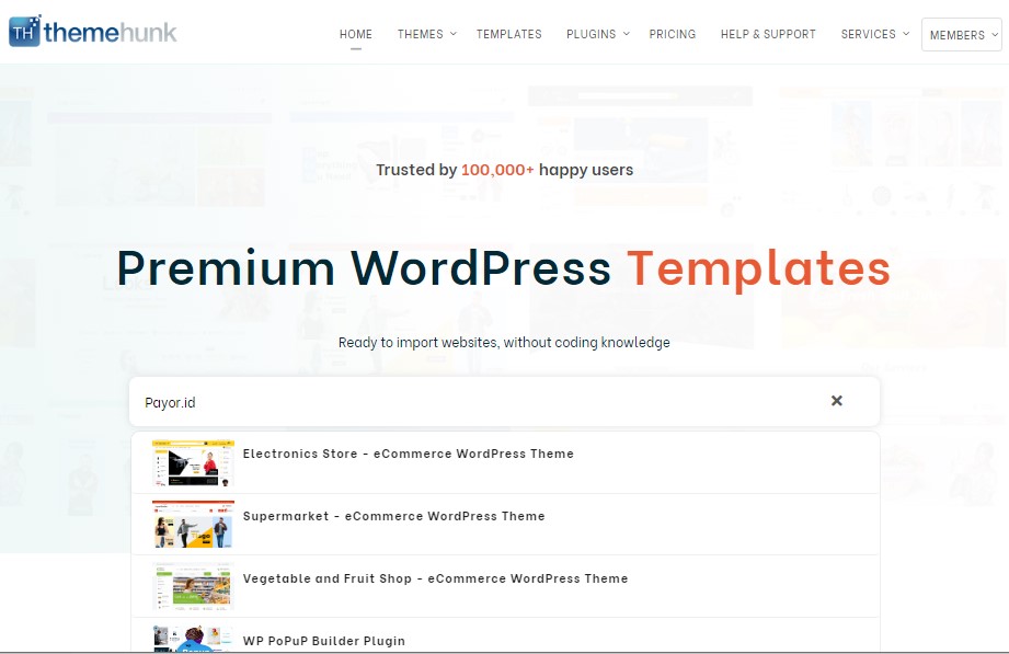 Cara Mudah Membeli Template Premium di Theme Hunk
