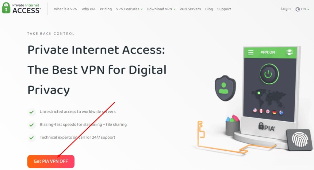 Klik Dapatkan PIA VPN Diskon 83
