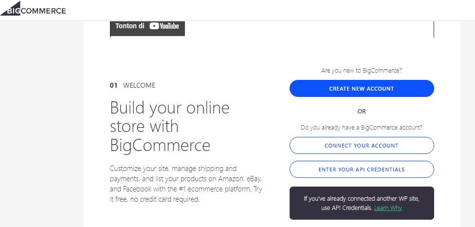 Mendaftar dan Mengatur Akun BigCommerce