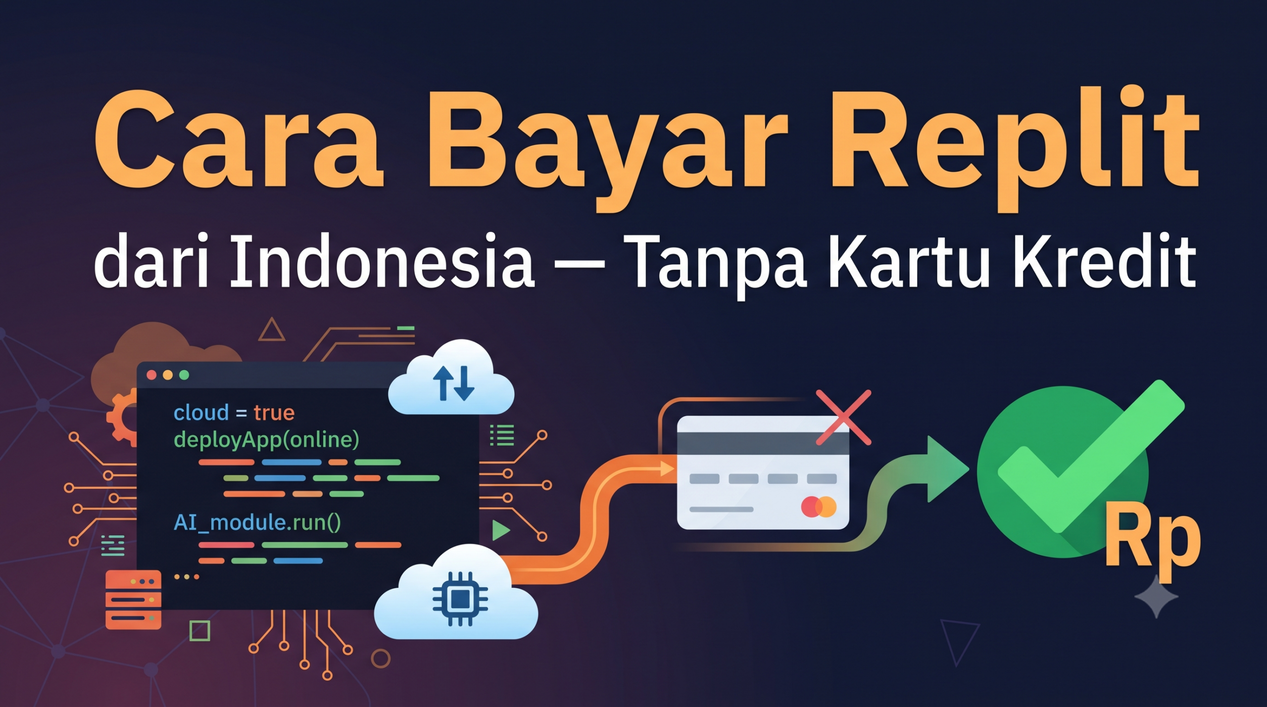 Cara Bayar Replit dari Indonesia Tanpa Kartu Kredit