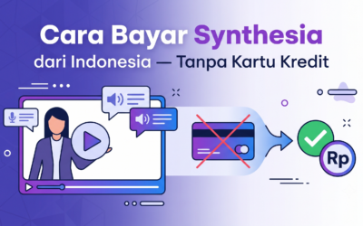 Cara Bayar Synthesia dari Indonesia Tanpa Kartu Kredit