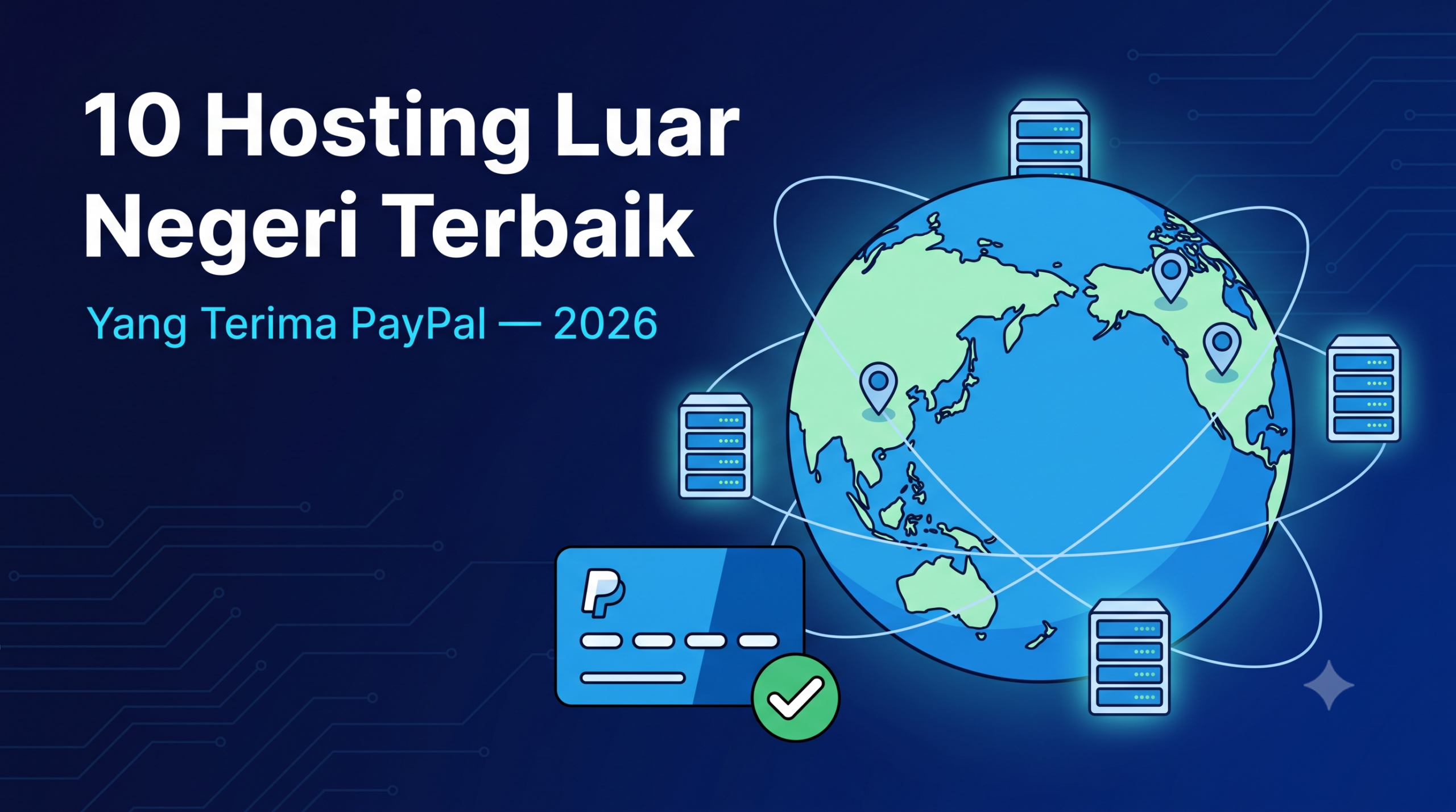 10 Hosting Luar Negeri Terbaik 2026 yang Terima PayPal