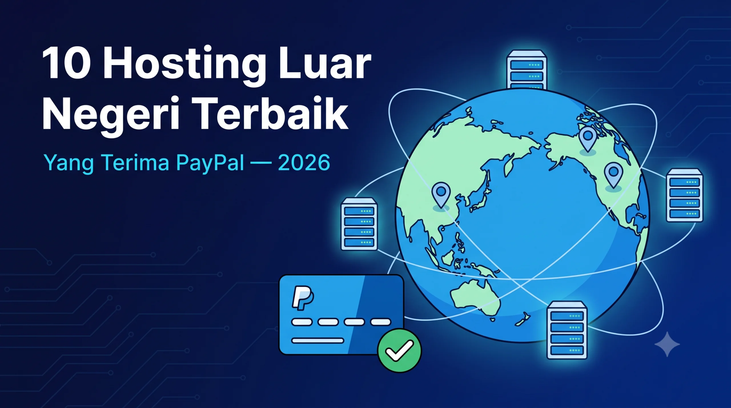 10 Hosting Luar Negeri Terbaik 2026 yang Terima PayPal
