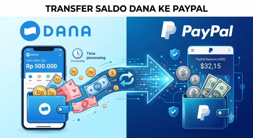 Top Up PayPal via DANA