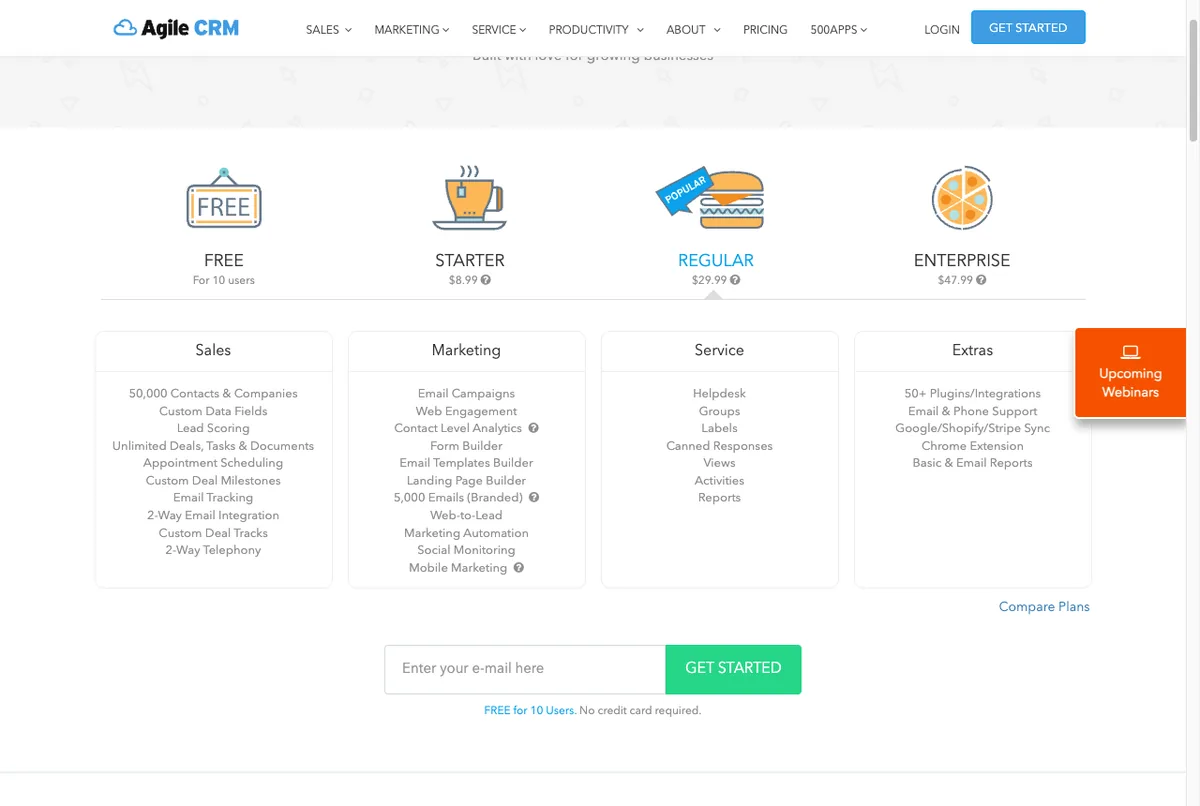 harga agile crm paket langganan
