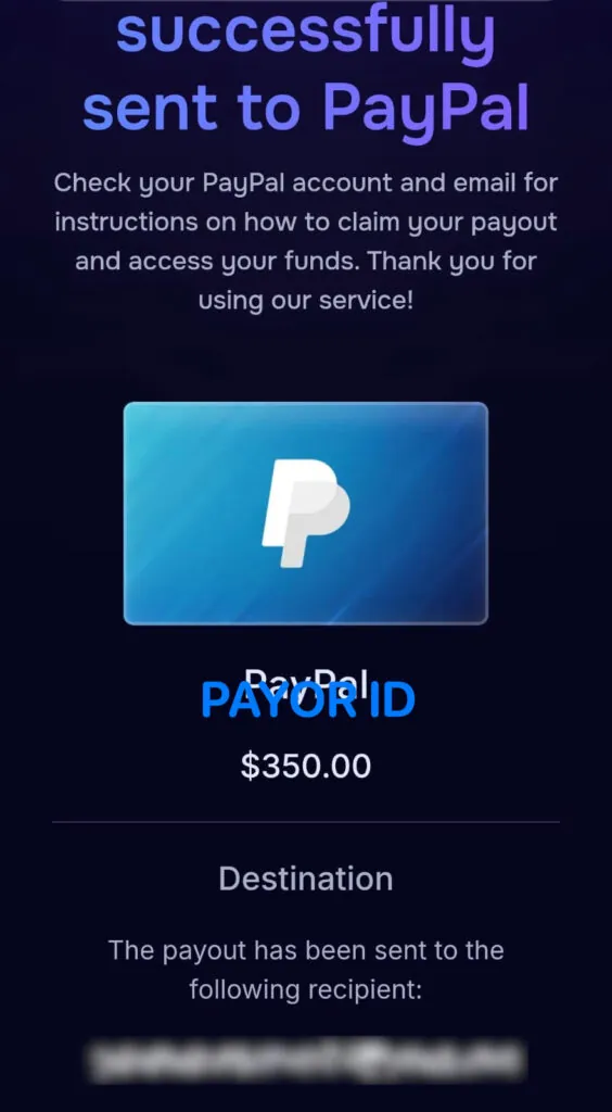 bukti top up paypal pakai bni lewat payor