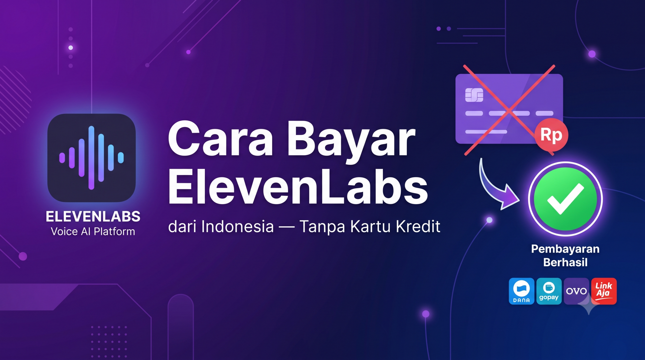 Cara Bayar ElevenLabs dari Indonesia Tanpa Kartu Kredit