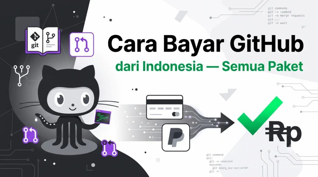 cara bayar github