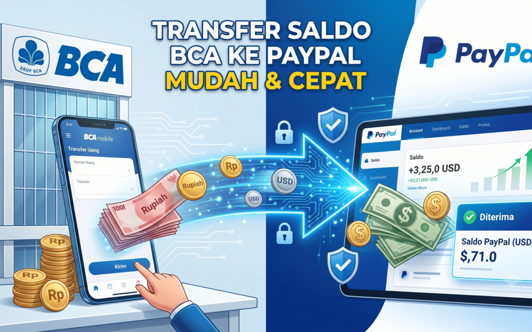 cara top up paypal dari bca