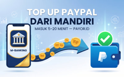 Cara Top Up PayPal dari Mandiri: 4 Langkah, Masuk 5–20 Menit