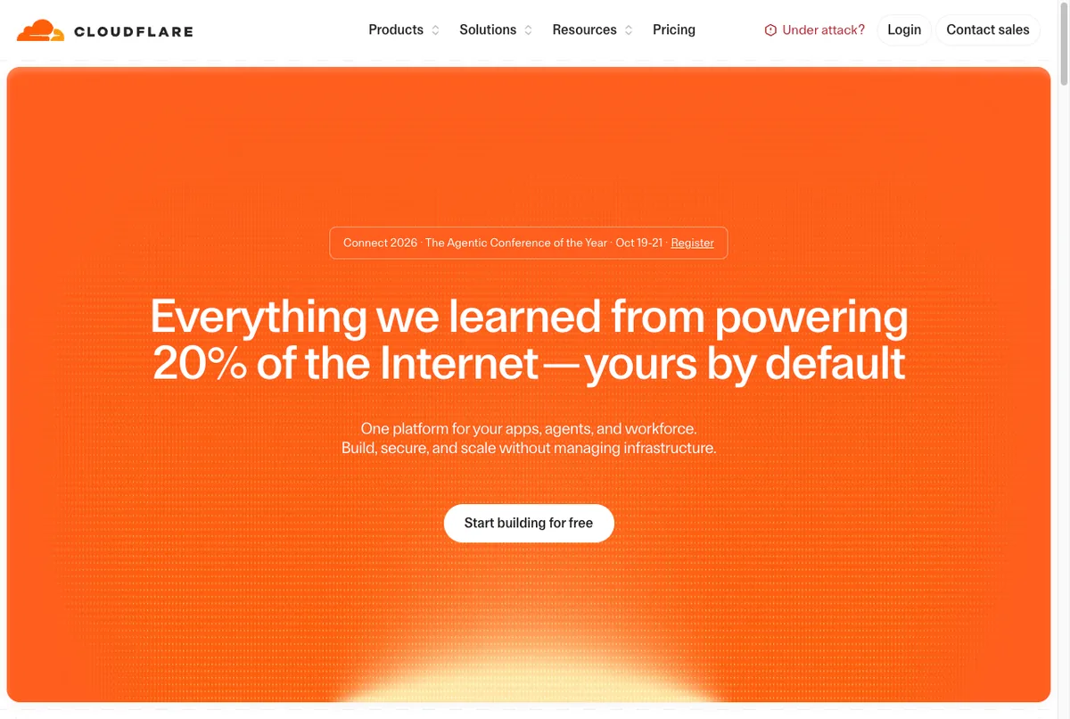 cloudflare halaman resmi cloudflare.com