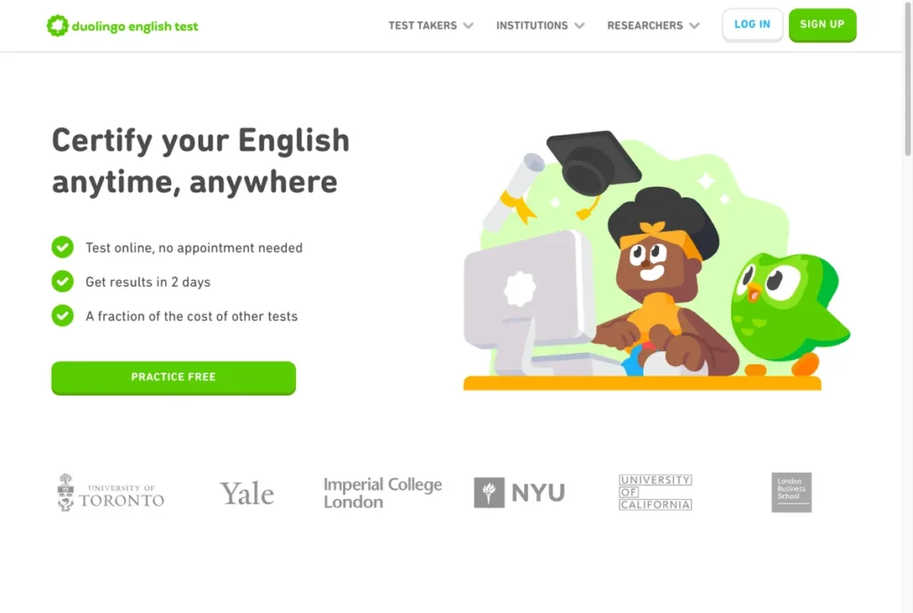 duolingo english test halaman resmi englishtest.duolingo.com