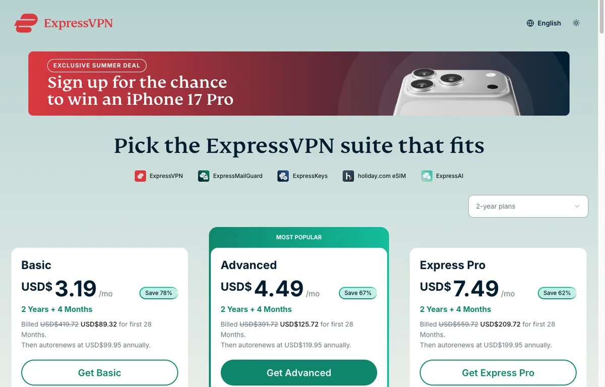 harga expressvpn paket langganan