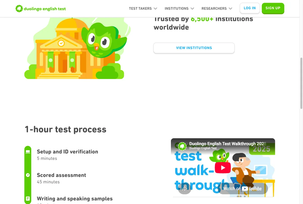format durasi duolingo english test 1 jam diakui 6500 institusi