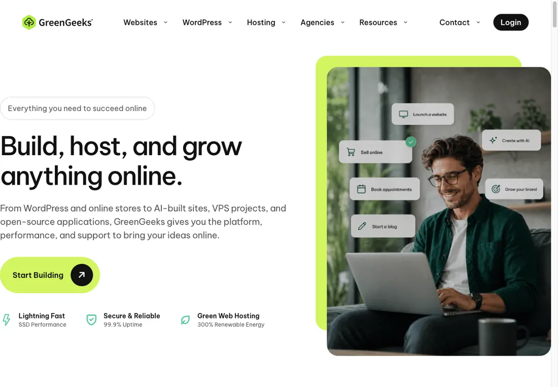 greengeeks halaman resmi hosting ramah lingkungan