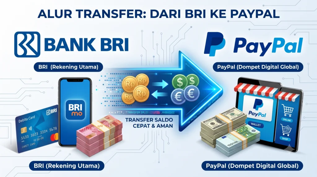 kode bank bri paypal