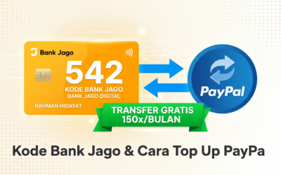 Kode Bank Jago 542: SWIFT, Biaya Transfer dan Cara Top Up PayPal