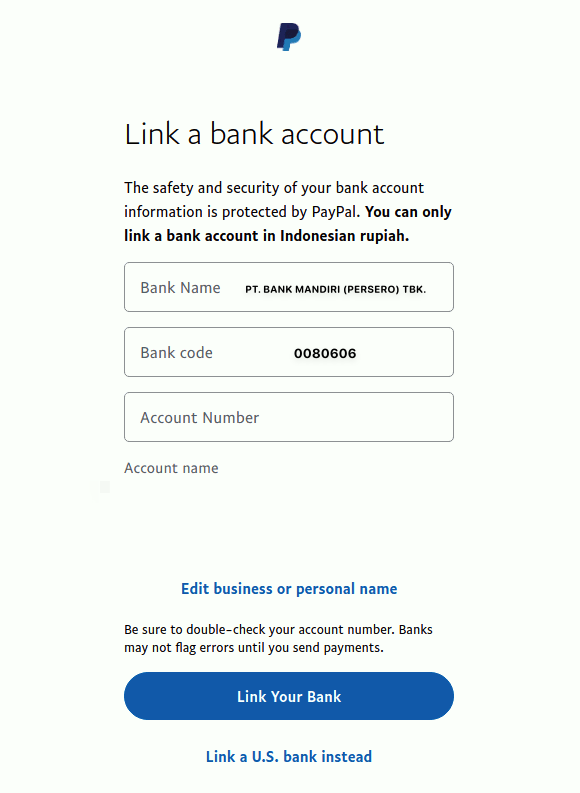 kode mandiri withdraw paypal 0080606