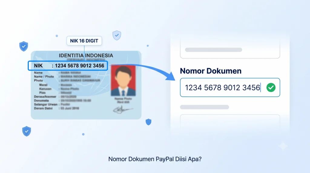 nomor dokumen paypal