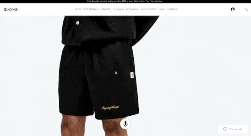 contoh website wix