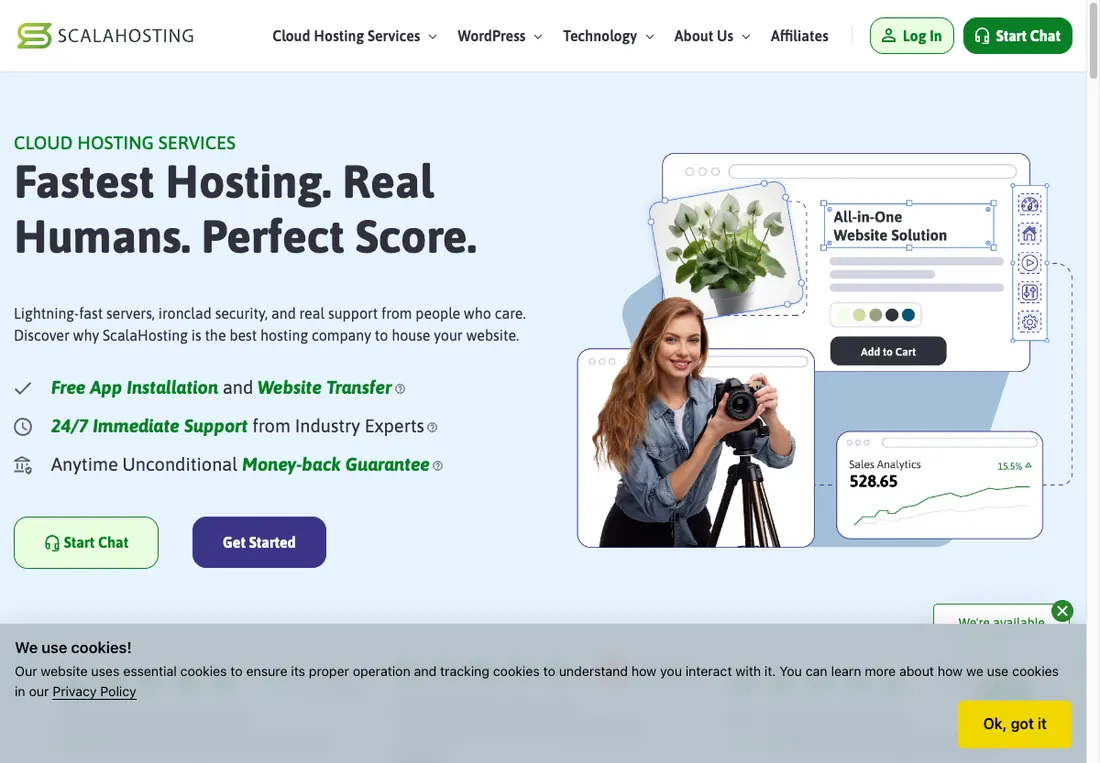 scalahosting halaman resmi managed vps spanel