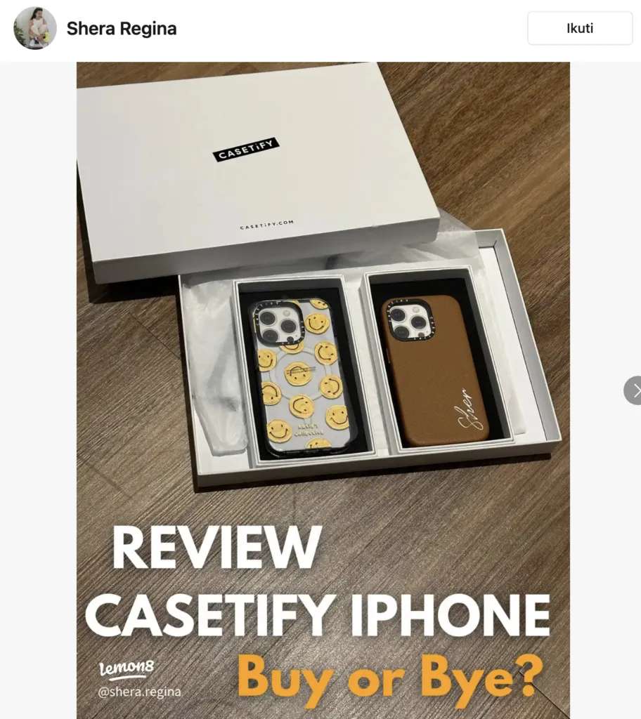 review pengguna casetify