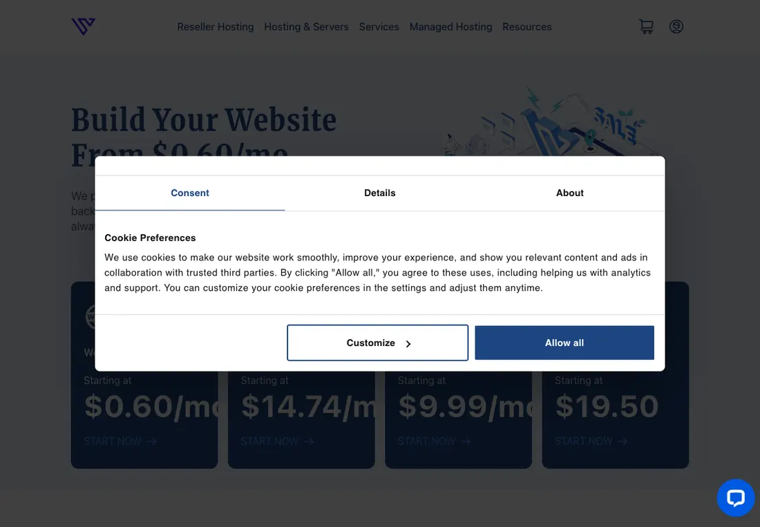 verpex halaman resmi hosting murah