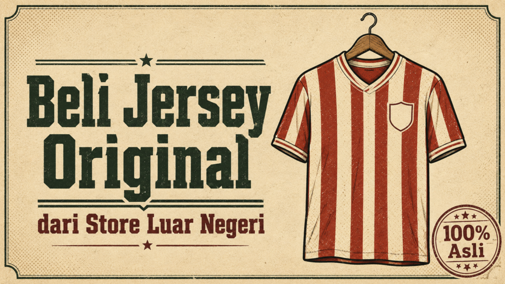 Cara Beli Jersey Original dari Store Luar Negeri + Biayanya