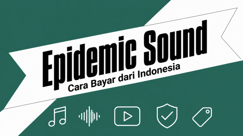 Cara Bayar Epidemic Sound dari Indonesia + Harga 2026