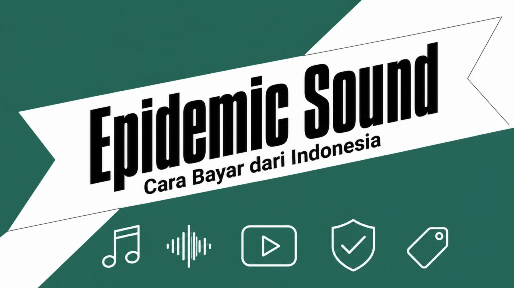 Cara Bayar Epidemic Sound dari Indonesia + Harga 2026