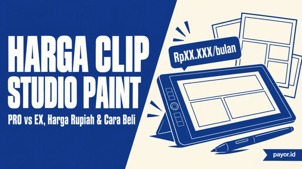 Harga Clip Studio Paint 2026: PRO vs EX, Harga Rupiah, dan Cara Beli Tanpa Kartu Kredit