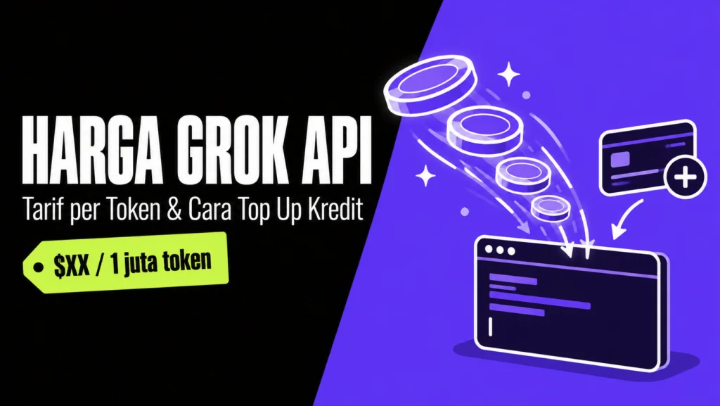 Harga Grok API 2026: Tarif per Token & Cara Top Up Kredit xAI dari Indonesia